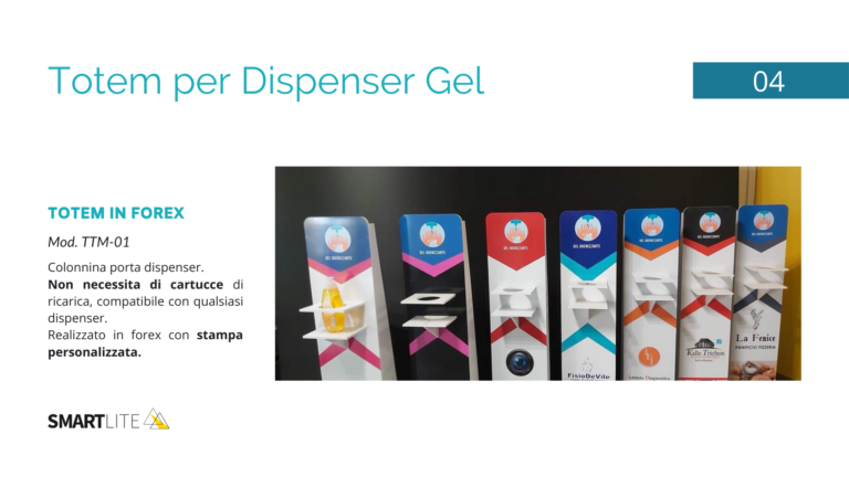 Totem per dispenser Gel