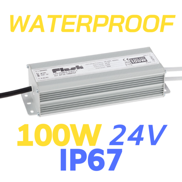 ALIMENTATORE STRIP LED WATERPROOF 100W 24V